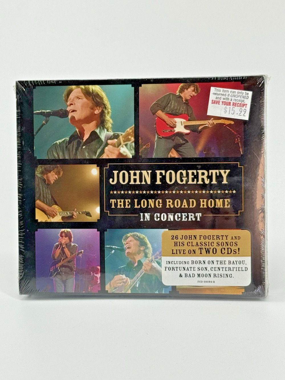 John Fogerty The Long Road Home In Concert 2CD Set NEW Sealed Live CCR Hits
